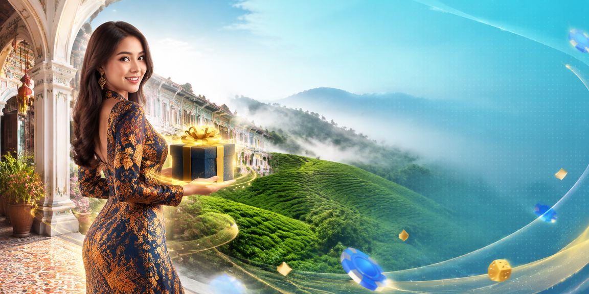 Latar belakang batik Malaysia menggambarkan budaya pertaruhan tempatan yang kaya